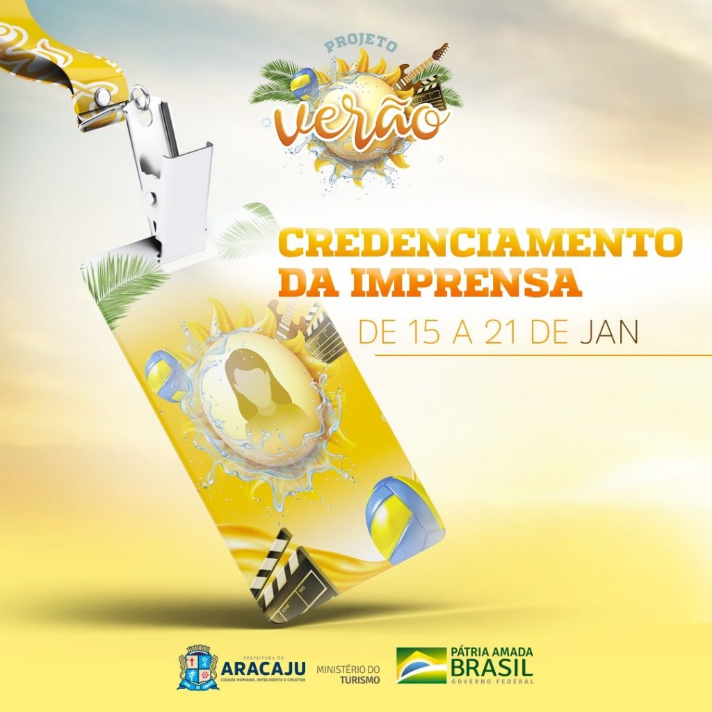 Credenciamento da imprensa para o Projeto Verão vai até o dia 21 de janeiro